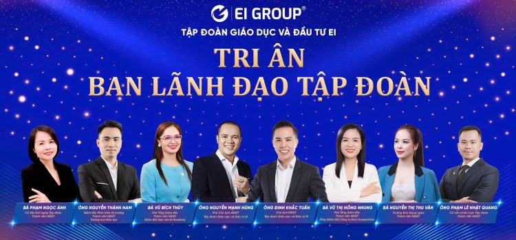 EI GROUP VINH DANH NHÂN SỰ CỐNG HIẾN NHÂN DỊP KỶ NIỆM 6 NĂM THÀNH LẬP